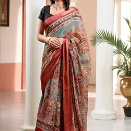 GULKEE FAB Ethnic Motifs Zari Saree image 5