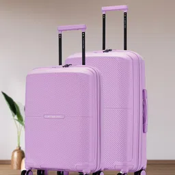 Nasher Miles Set Of 2 Hawaii Textured Hard-Sided Trolley Bags-picture-32