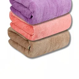 Fezora Beige & Orange 3 450 GSM Bath Towel-picture-28
