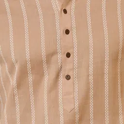 Tasva Men Striped Printed Daily Straight Kurta image 2