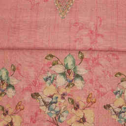 Soch Printed Linen Unstitched Dress Material image 5