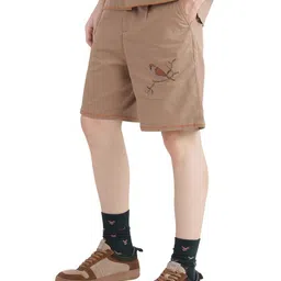 RARE RABBIT Men Mid-Rise Regular Fit Shorts image 4