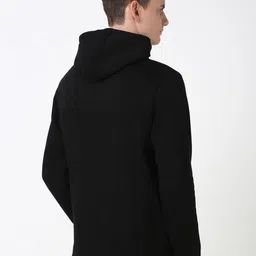 Peter England Casuals Men Printed Hooded Sweatshirt image 4