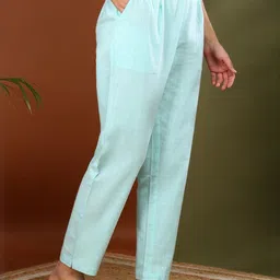 KALINI Women Cotton Casual Regular Trousers-picture-28