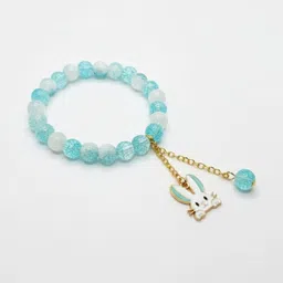 PUFFSMART Artificial Beads & Crystal Elasticated Slip On Bracelet image 2