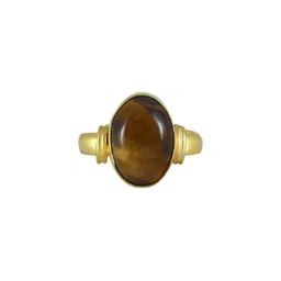 GenZcomplex Gold-Plated Brass Quartz Finger Ring-picture-21