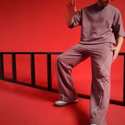 PockMAN Men Bio Finish Solid Round Neck Cotton Oversized T-shirt image 5