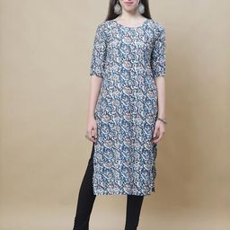 Ethnic basket Women Grey Kurtas-picture-26