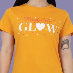 Kryptic Women Pack of 2 Printed Relaxed Fit Cotton Lounge T-Shirts image 4