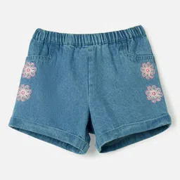 Juniors by Babyshop Girls Cotton Regular Fit Denim Shorts-picture-52
