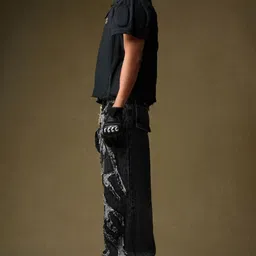 HOLY HEADEN Men Baggy Low-Rise Jeans image 3