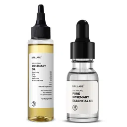 BRILLARE Set of Rosemary Hair Oil 100ml & Essential Oil 15ml for Hair Growth-image-31