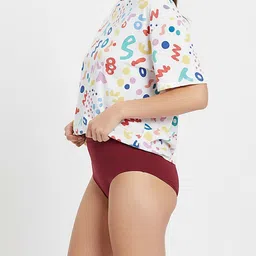 FiveFlag Pure Combed Cotton Mid-Rise Hipster Briefs image 2