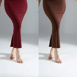 IndianRang Pack Of 2 Mid-Rise Saree Shapewear-picture-51