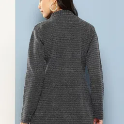 The Roadster Lifestyle Co Embellished Woolen Cardigan Sweater image 3