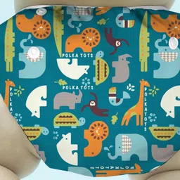 Polka Tots Reusable & Washable Baby Swim Diaper- L image 4