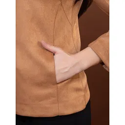 all about you Round Neck Long Sleeves Single-Breasted Overcoat image 4