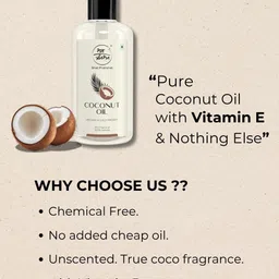 SHAT PRATISHAT Organic & Cold Pressed Coconut Oil - 200 ml image 3