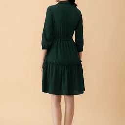 all about you Crepe Fit & Flare Dress image 5