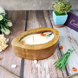 Candle Nest Brown & White Jar Candle-picture-14