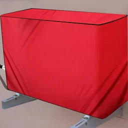 The Furnishing Tree Red Plastic Air Conditioner Cover image 4