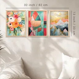 WALLLANE Abstract Wood Wall Art image 4