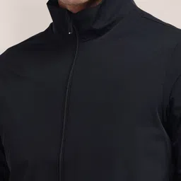 U.S. Polo Assn. Men Mock Collar Solid Casual Bomber Jacket image 2