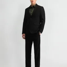 Arrow Men Solid Blazer with Trousers image 2