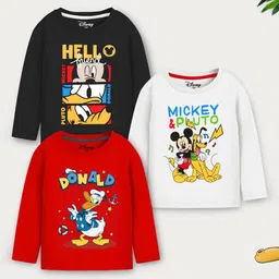 Disney By Miss and Chief Boys 3 Printed Applique T-shirt-picture-54