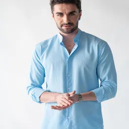 VELLURE Ripple Men Button-Up Full Sleeve Shirt image 2