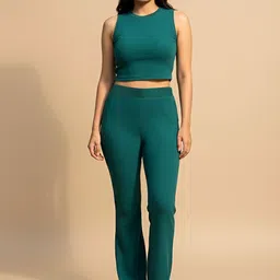 Fitkin Ribbed High-Rise Trousers image 5