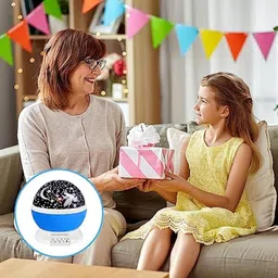 havanish Star Master Dream Colorful LED,360-degree Rotating Projector Night Lamp with USB Night Lamp image 5