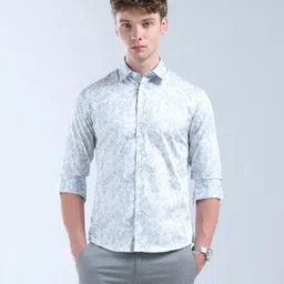 Flying Machine Tropical Printed Slim Fit Shirt-image-1