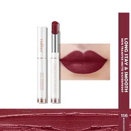 Maliao Non-Transfer Matte Finish Long Lasting & Smooth Lipstick-Burgundy 116 image 2
