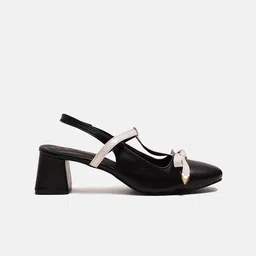 Froh Feet Women Open Toe Block Heel Mules image 5