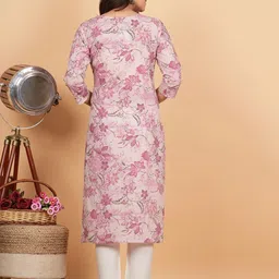 KALINI Women Floral Printed Floral Kurta image 5