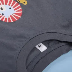 V-Mart Boys Graphic Printed Round Neck Pure Cotton T-shirt With Pyjamas image 4