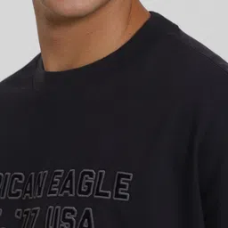 AMERICAN EAGLE OUTFITTERS Men Typography Embroidered Oversized T-shirt image 2
