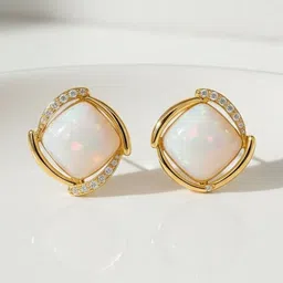 MEENAZ Geometric Studs Earrings image 5