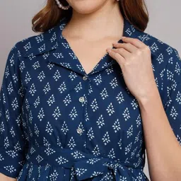 OKARA Printed Pure Cotton Tunic & Trousers Co-Ords image 2