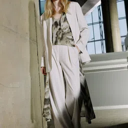 Koton Notched Lapel Collar Single Breasted Blazers image 1