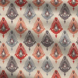 MYTRIDENT Red & Beige Ethnic Motifs 144 TC King Bedsheet with 2 Pillow Covers image 3