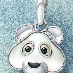925 SILLER 925 Sterling Silver Rhodium-Plated Animal Shaped Pendants-picture-38