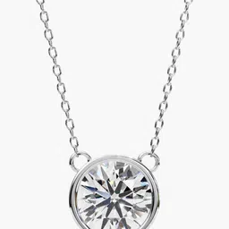 VALANOVA BIS Hallmarked 18KT White Gold 1.50 Cts Diamond Studded Chain- 3.30 gm-image-23