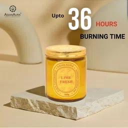 Asian Aura Lime Fresh Scented Jar Candle image 5
