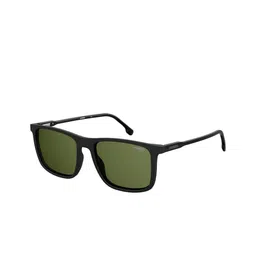 Carrera Unisex Green Lens & Black Rectangle Sunglasses with image 2