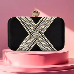 FOR THE BEAUTIFUL YOU Embellished Box Clutch-image-64