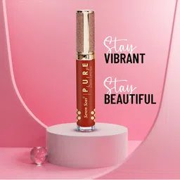 Seven Seas Pure  Long Lasting & Smudge proof Liquid Lipstick -Roof Terracotta- 7ml image 5