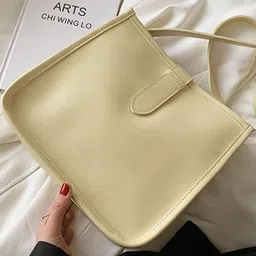 CORSICA Yellow Solid Polyester Regular Casual Shoulder Bag-picture-15