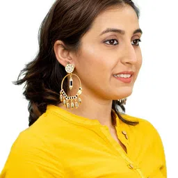 Shining Jewel - By Shivansh Contemporary Drop Earrings-picture-35